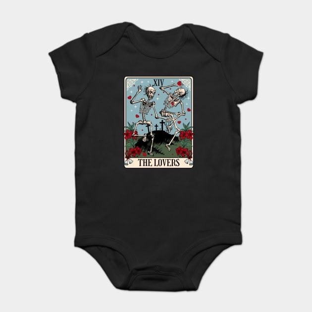 The Lovers Tarot Card Baby Bodysuit by HolidayBug